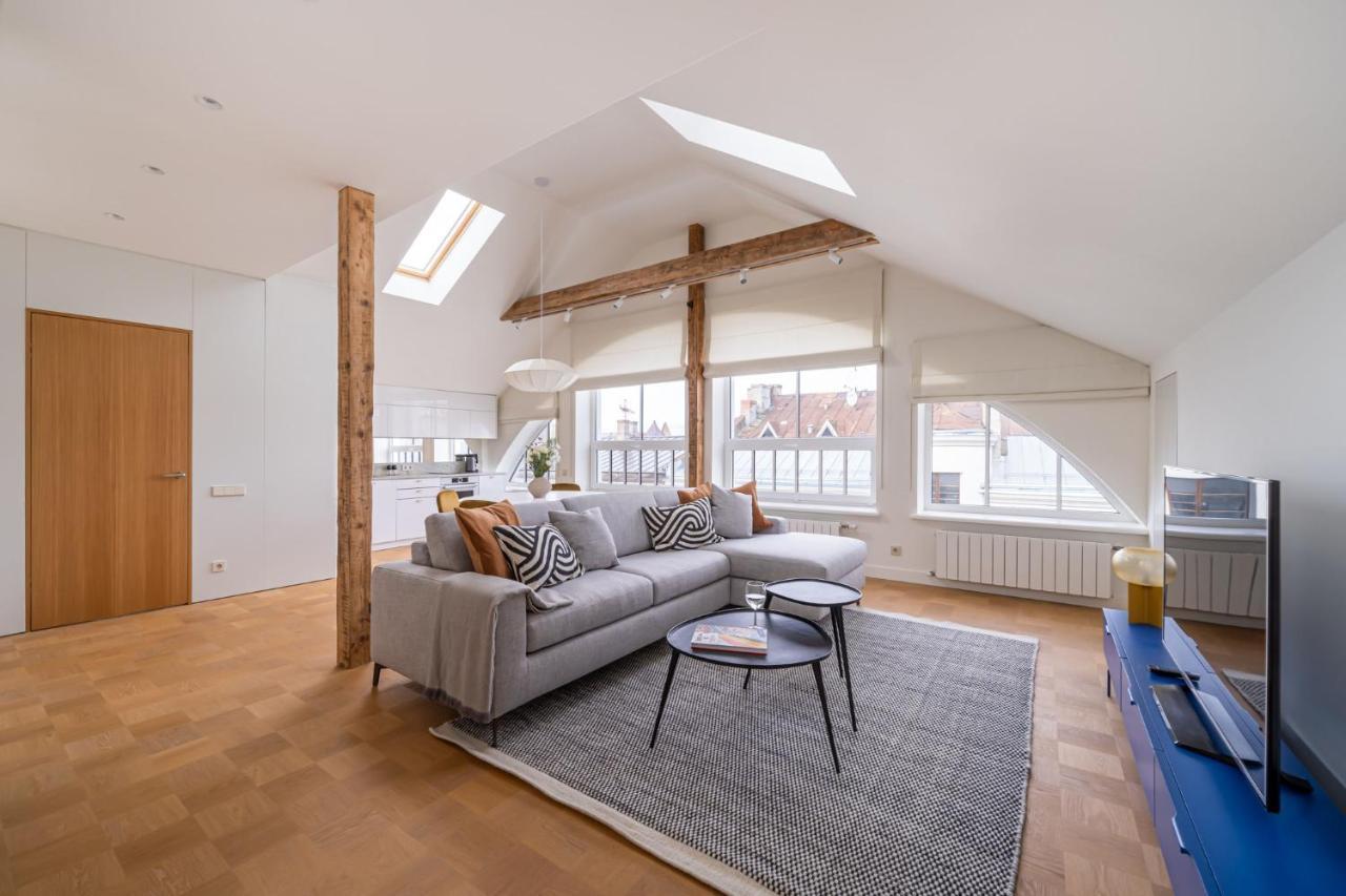 Bright Designer Apartment In City Centre Riga Dış mekan fotoğraf